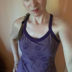 Lululemon Purple Peacock Tank *rare*